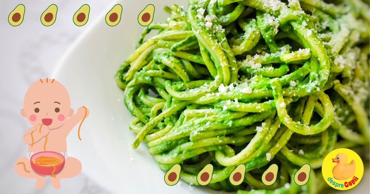 Pasta cu avocado - reteta pentru bebelusi de 7 luni