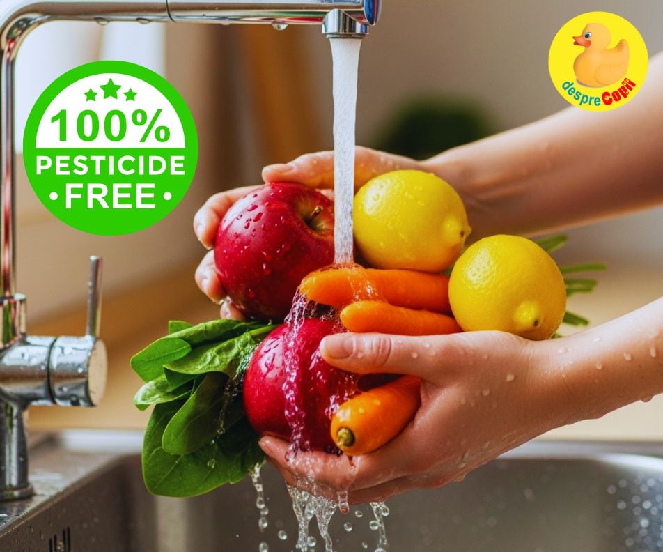 5 trucuri simple pentru a elimina pesticidele din fructe si legume