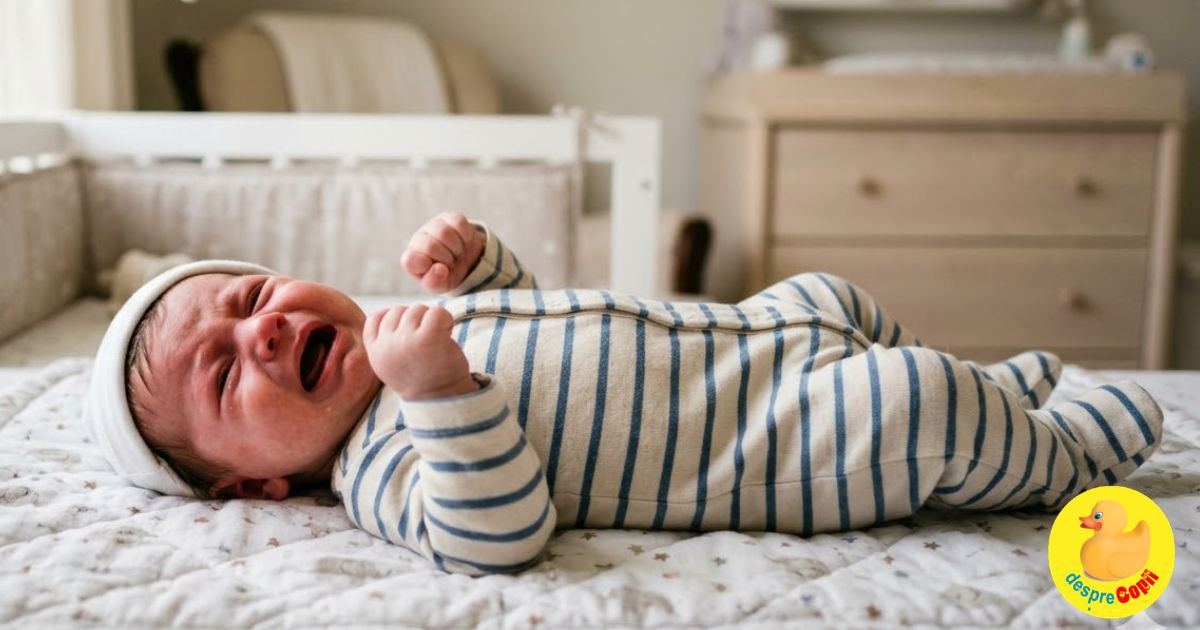 Plansul de foame al bebelusului este primul semn ca micutul tau are nevoie de hrana - iata cum il recunosti