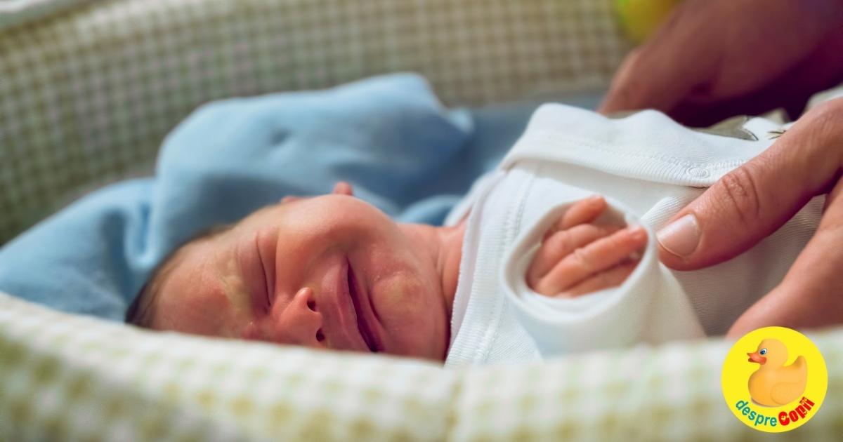 Prima saptamana acasa cu un nou-nascut: Ce transmite copilul prin plans?