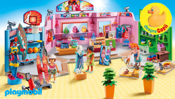 Invata-i pe cei mici despre cumparaturi cu colectia Playmobil Shopping