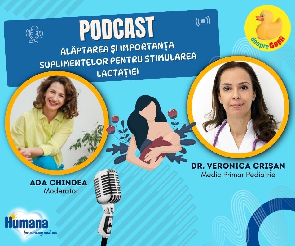 PODCAST: Alaptarea si importanta suplimentelor pentru stimularea lactatiei - sfatul specialistului