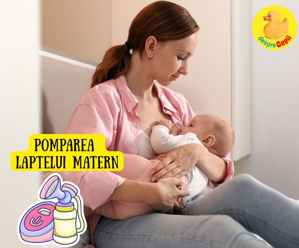 Pomparea laptelui matern ajuta la cresterea cantitatii de lapte matern daca respecti aceste 8 reguli