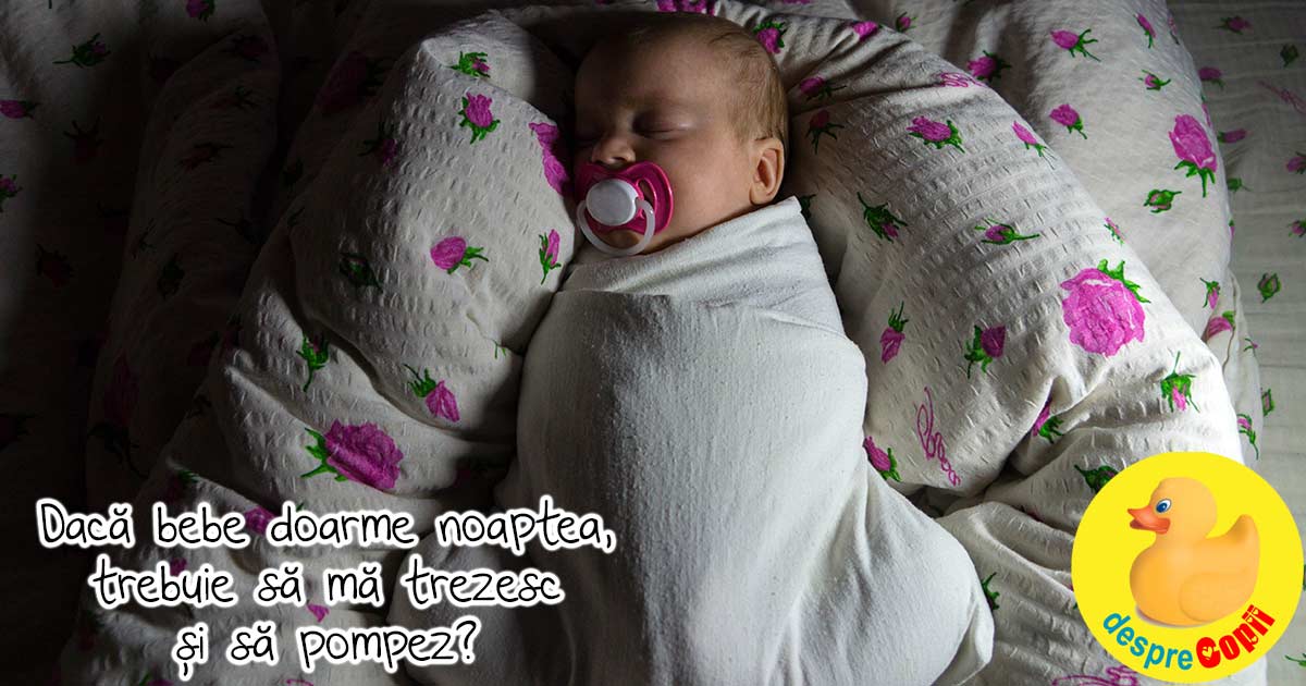 Pomparea laptelui matern: cand bebelusul incepe sa doarma toata noaptea - iata ce trebuie sa stii