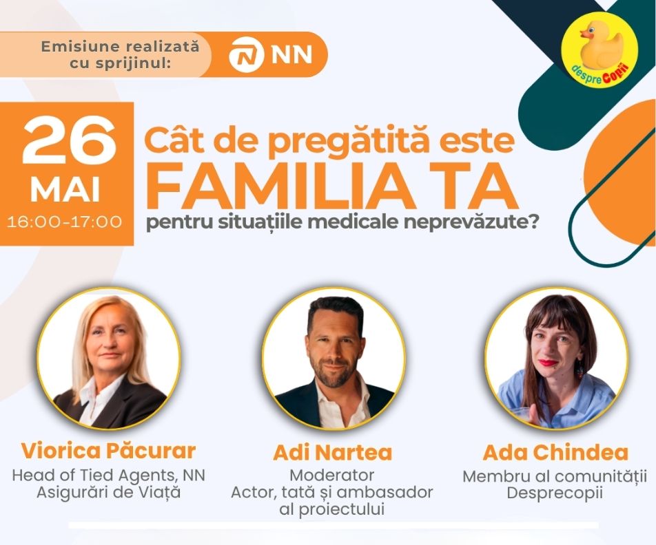 Cat de pregatita este familia ta pentru situatiile medicale neprevazute? Sfatul specialistului!