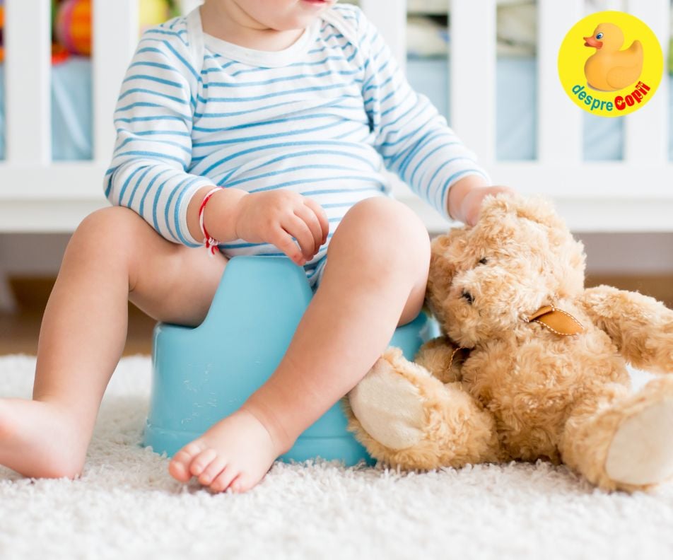 Potty training fara presiune - cum alegi momentul potrivit si construiesti rutina corecta de igiena