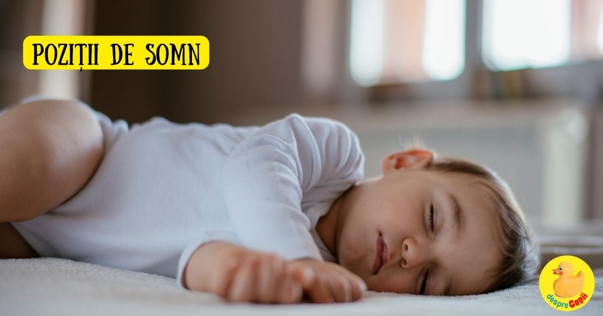 8 pozitii de somn si ce spune fiecare despre caracterul copilului - cum doarme bebe al tau?
