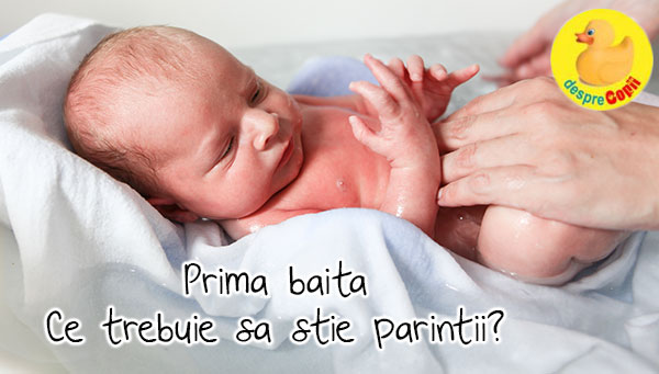 Prima baie a bebelusului: cum o pregatim, de ce avem nevoie si ce este esential pentru ca totul sa decurga perfect
