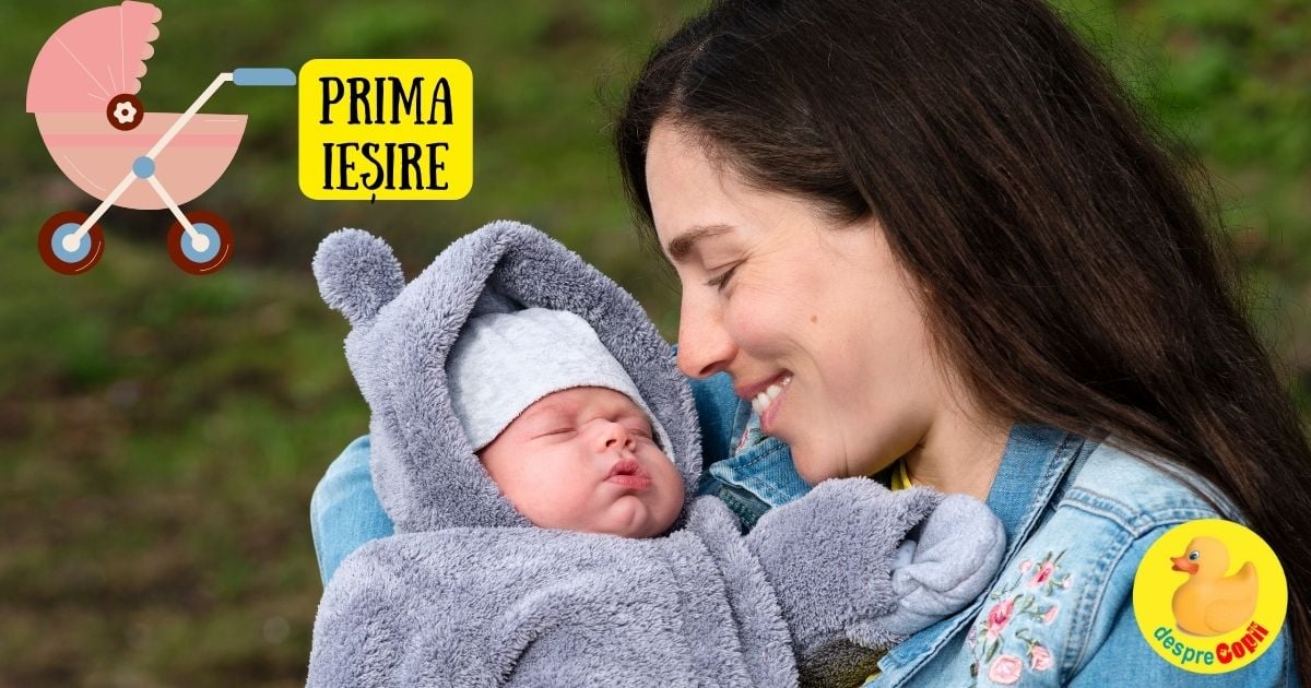 Fricile mamicilor la prima iesire afara a nou-nascutului - ce e bine de stiut