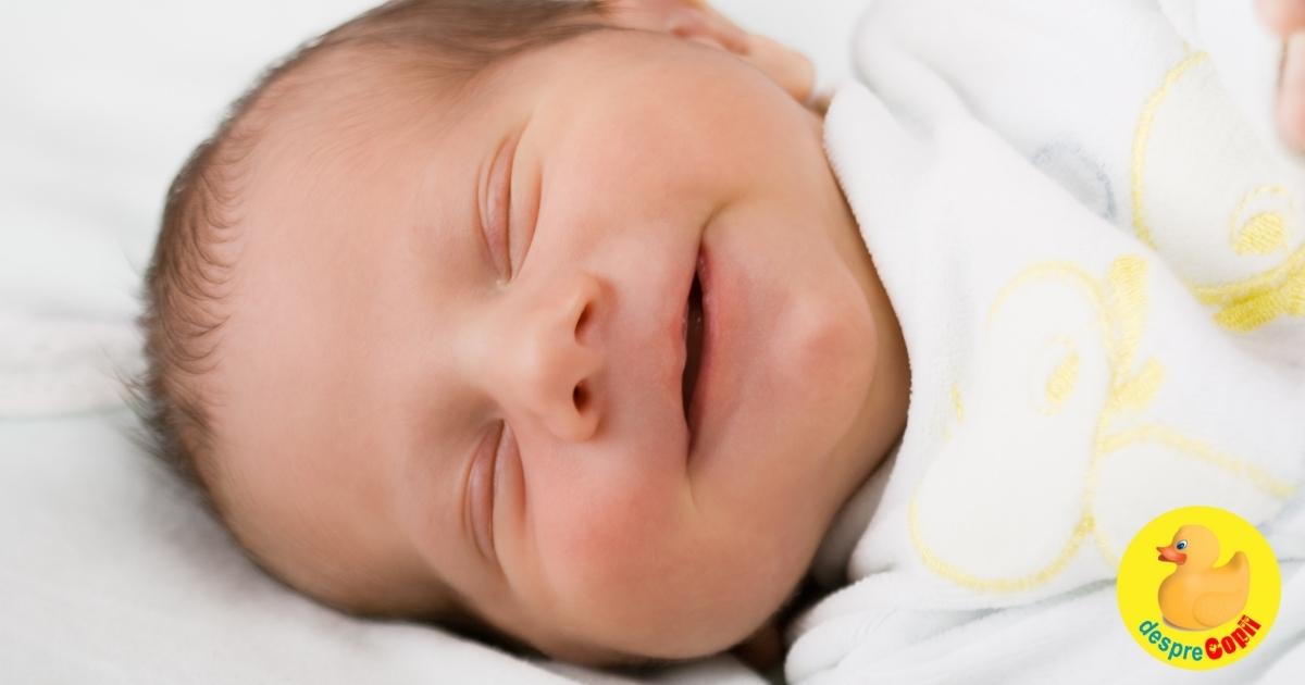 Zambetul de la 6 saptamani - primul zambet adevarat al bebelusului tau