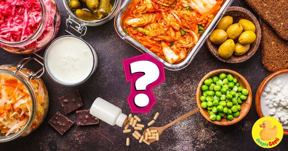 Ar trebui sa dam copiilor un probiotic sau un prebiotic pentru sanatatea intestinala? Ssfaturile medicilor