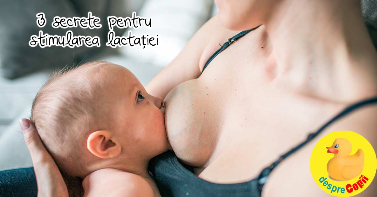 3 secrete pentru stimularea lactatiei sau cum sa ai o productie mare de lapte la tzitzi - confesiunile unei mamici