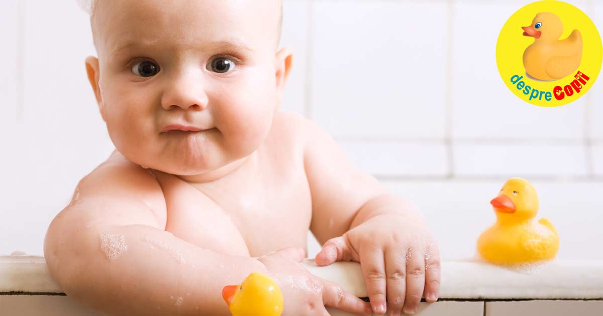 Ce produse cosmetice sa alegem pentru baita bebelusilor: sfatul medicului dermatolog