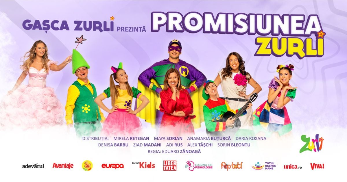 Weekend aniversar: pe 11 si 12 octombrie, cea mai iubita trupa pentru copiii din Romania sarbatoreste cu 5 spectacole la Bucuresti