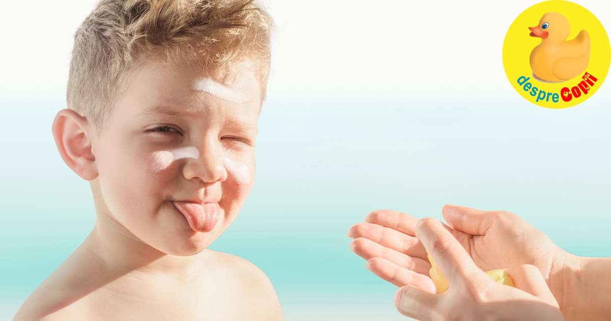 Cum protejam copiii la soare: ce trebuie sa stii despre tipul de piele, radiatii si arsuri solare