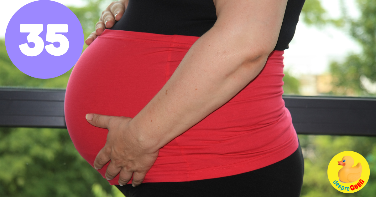 Provocarile saptamanii 35 de sarcina: arsuri si contractii false - jurnal de sarcina