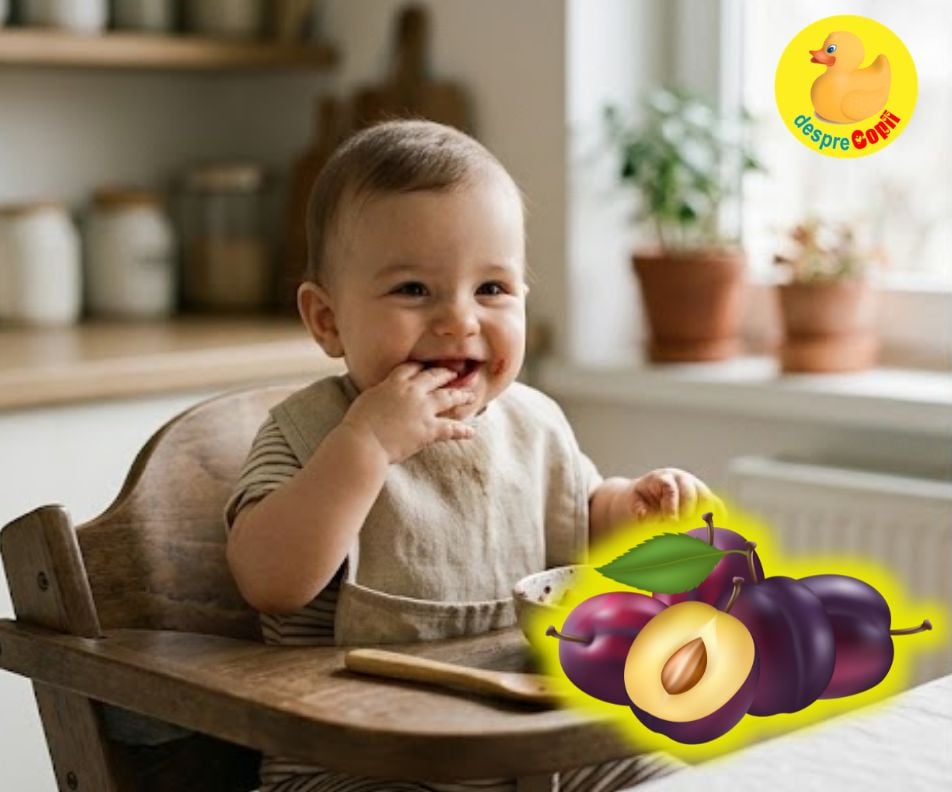Prunele în alimentația bebelușului - iata de la ce vârstă se oferă și cum le pregătești în siguranță