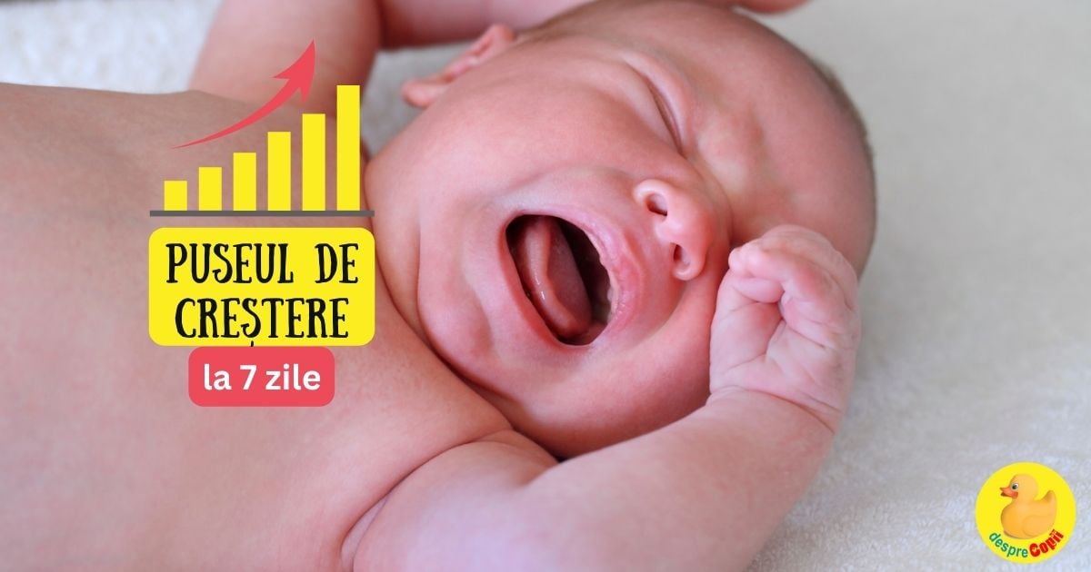 Puseul de crestere al bebelusului de la 7 zile: ce se intampla si de ce - ce trebuie sa stii 