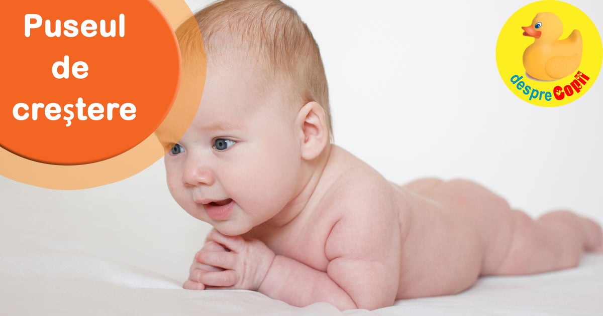Puseul de crestere al bebelusului: simptome, cand apare, cum si ce facem