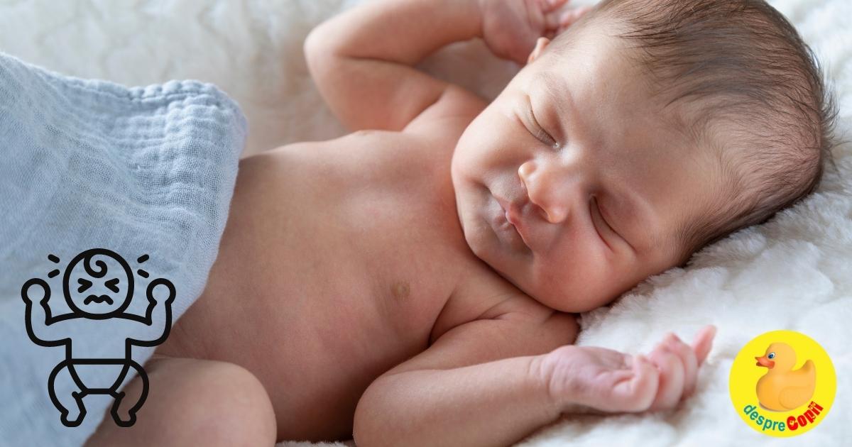 Bebe tresare in somn? Raspunsul poate fi reflexul Moro - iata ce tebuie sa stii despre acest reflex al nou nascutilor