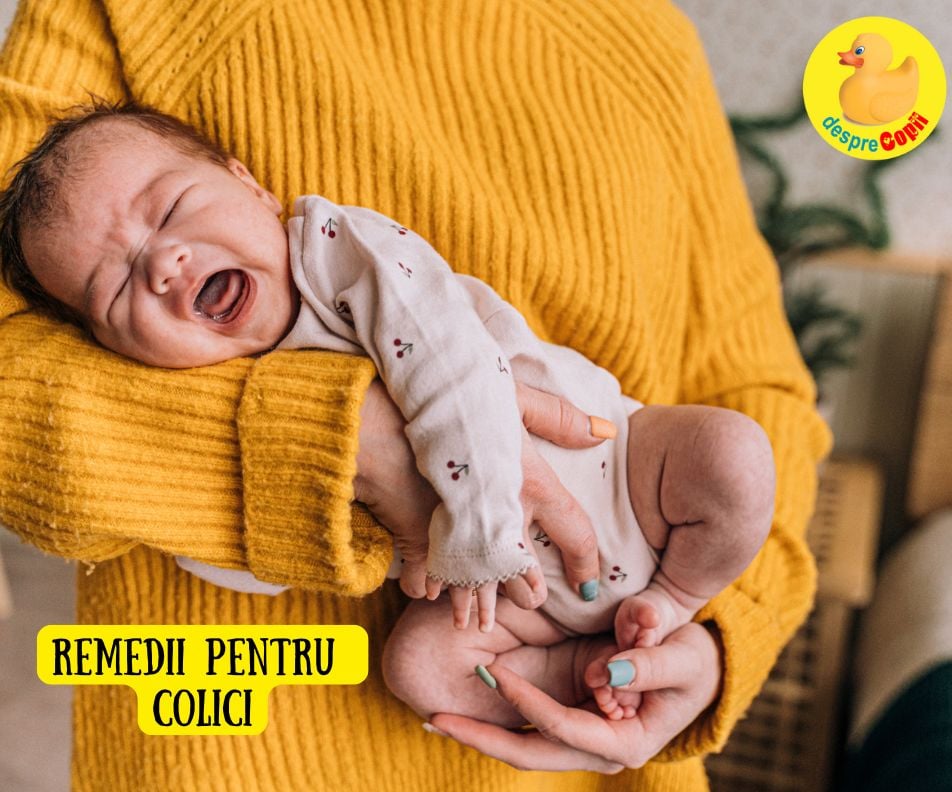 Remedii pentru colicile bebelușului  ce funcționează cu adevărat și ce doar ne dă speranță