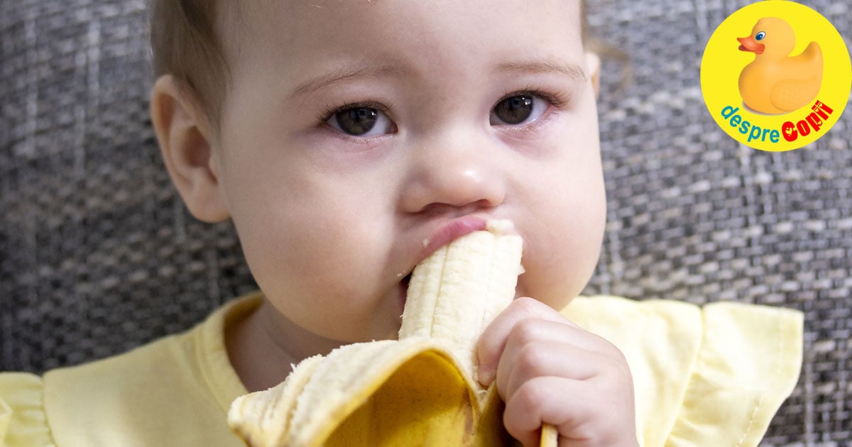 16 retete rapide cu banane, pentru bebelusi!