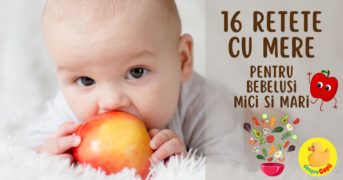 16 retete cu mere pentru bebelusi - delicioase si bogate in vitamine si antioxidanti
