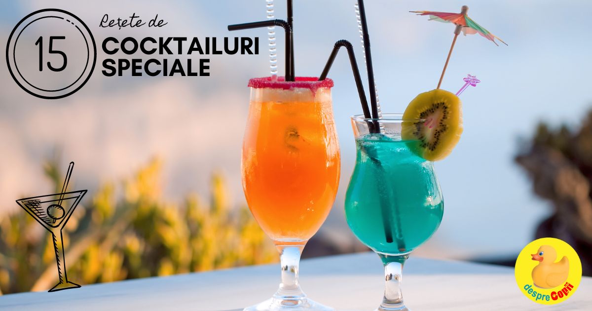 15 retete simple de cocktailuri speciale