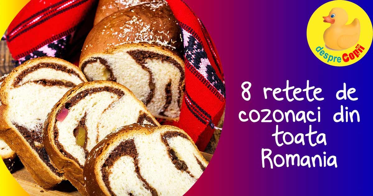 8 retete de cozonaci din toata Romania - retete unice