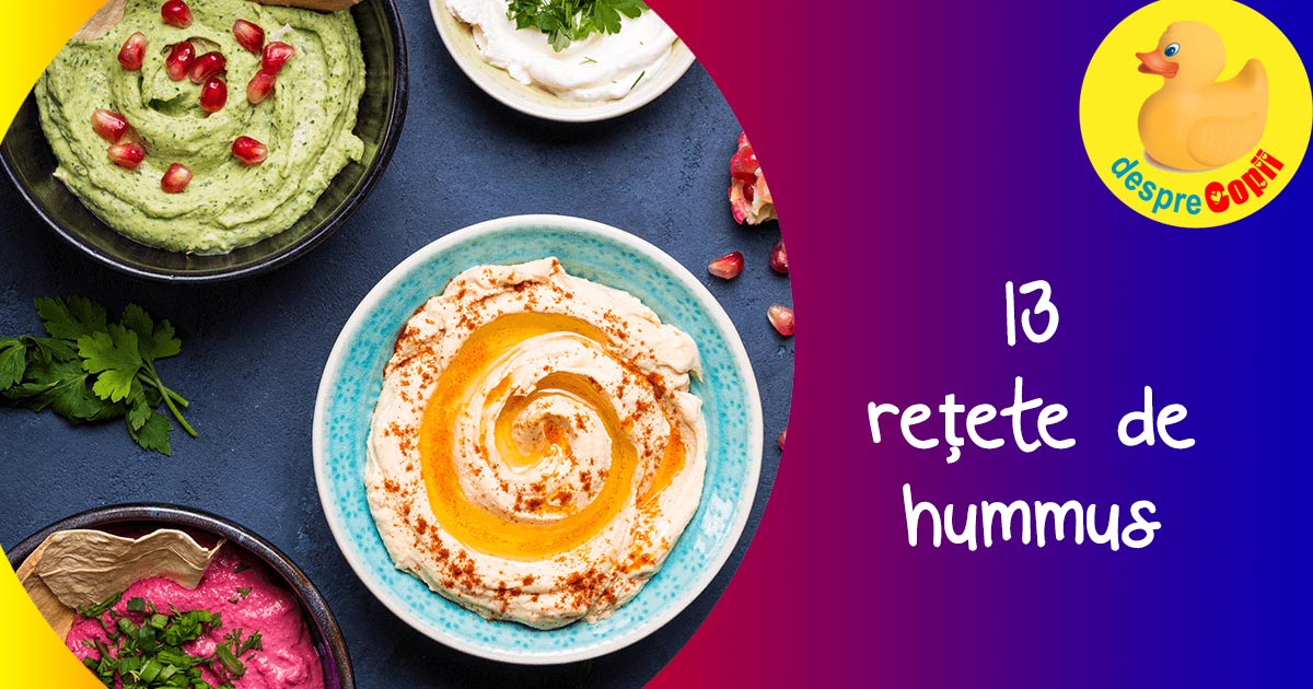 13 Retete rapide de Hummus