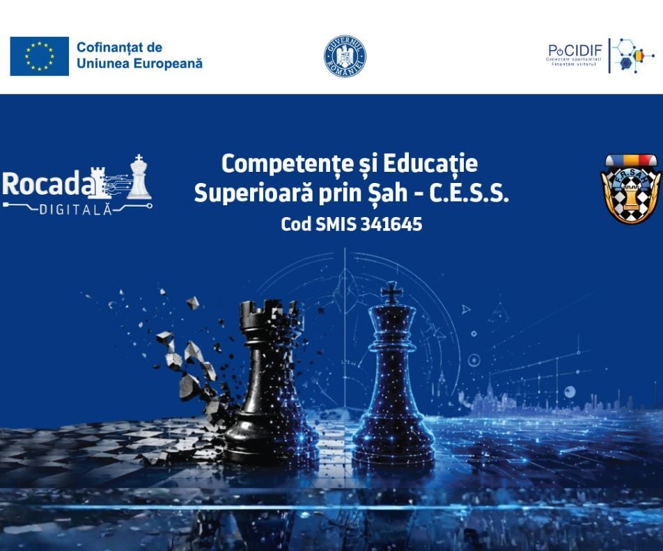 DE LA STRATEGIE LA CONSTRUCTIE - educatie, tehnologie si sah. Proiectul C.E.S.S. intra in faza de implementare!