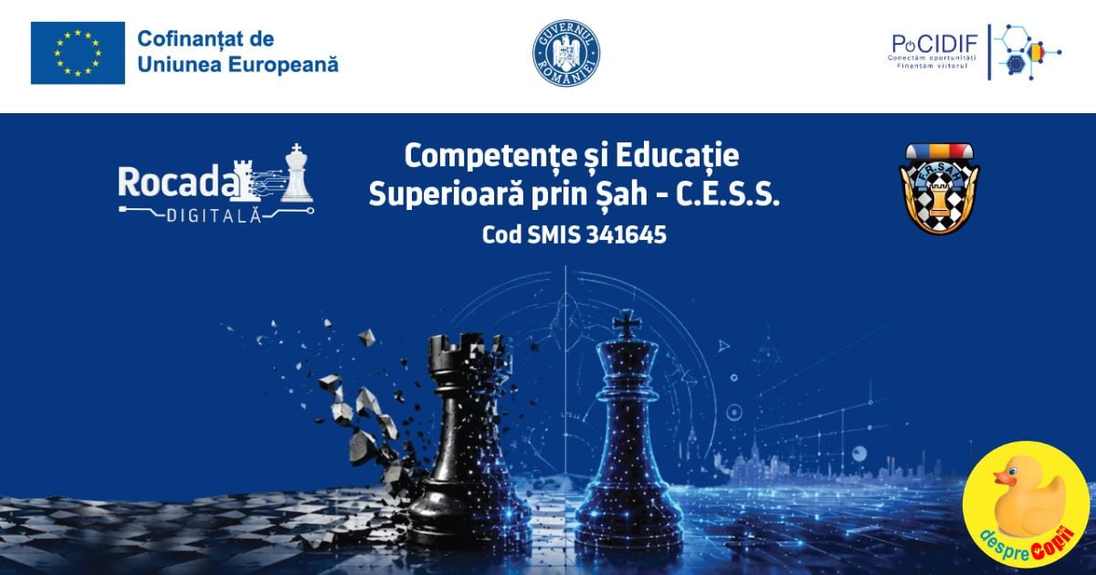 DE LA STRATEGIE LA CONSTRUCTIE - educatie, tehnologie si sah. Proiectul C.E.S.S. intra in faza de implementare!