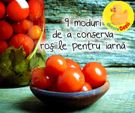 9 moduri de a conserva rosiile pentru iarna
