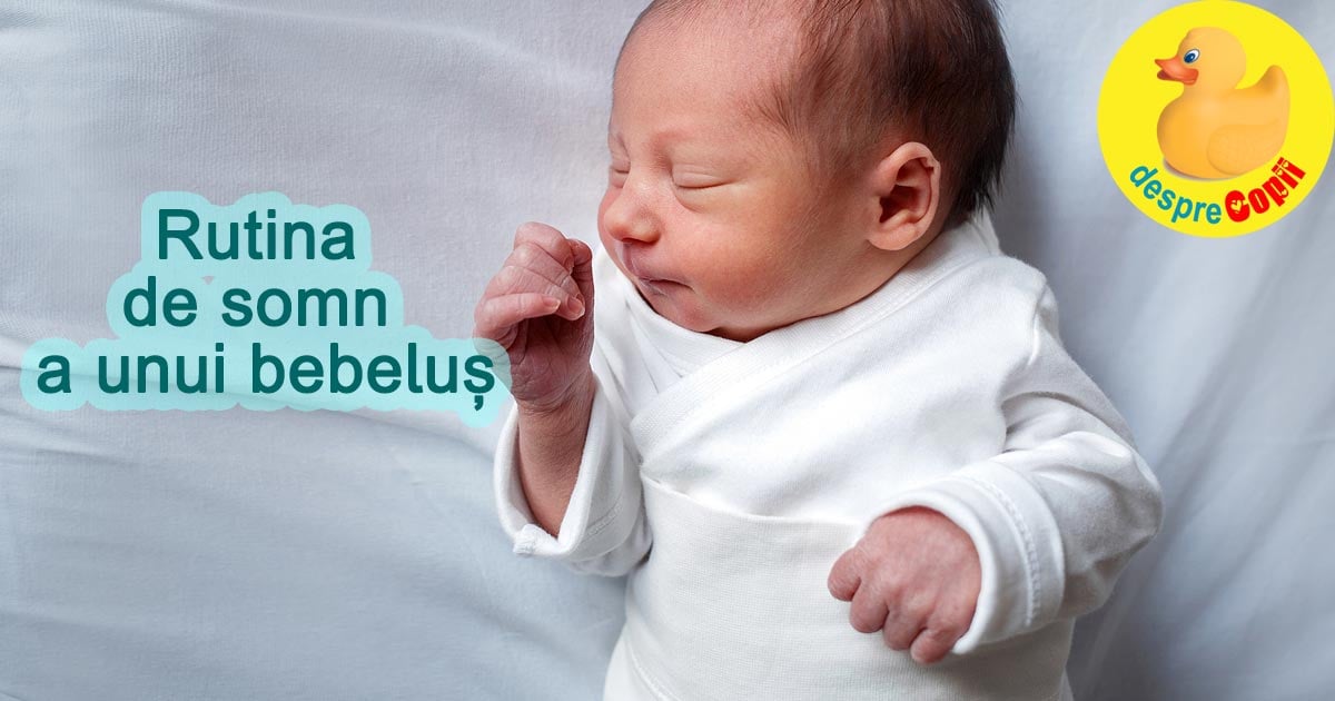 Rutina de somn a unui bebelus -  iata de ce bebe doarme mai bine daca stie ce urmeaza