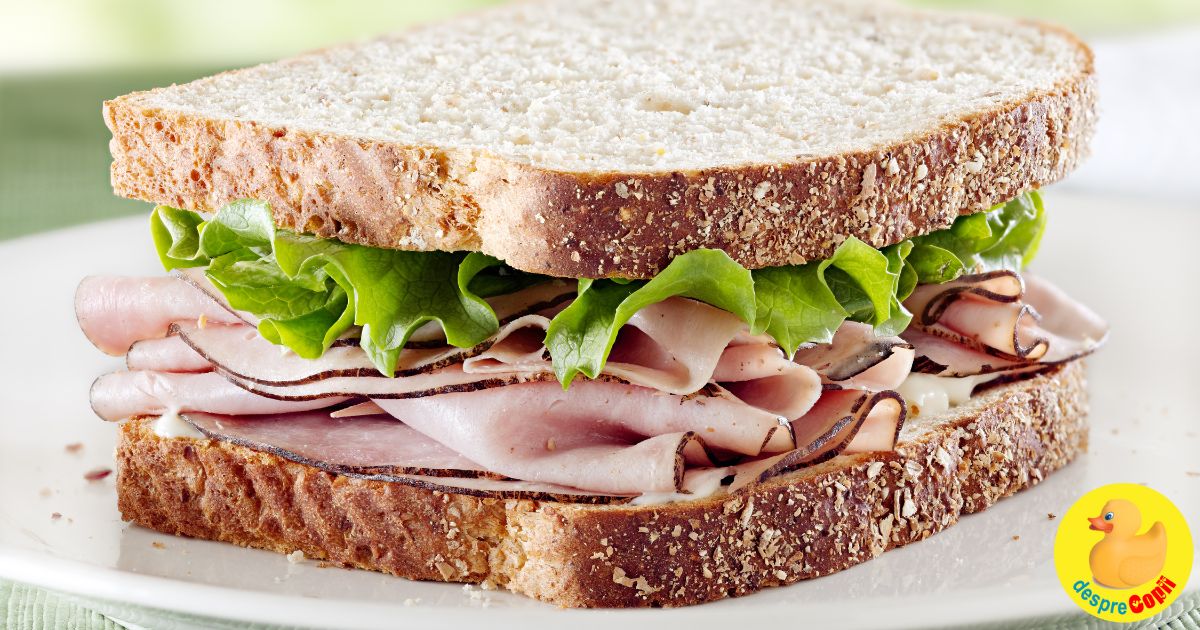 Sandwich clasic cu Cheddar: preferatul copiilor pofticiosi