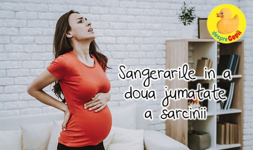 Sangerarile in a doua jumatate a sarcinii