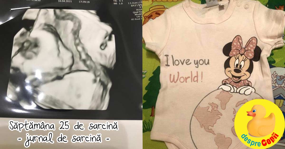 Saptamana 25 cu dor de miros de bebe - jurnal de sarcina