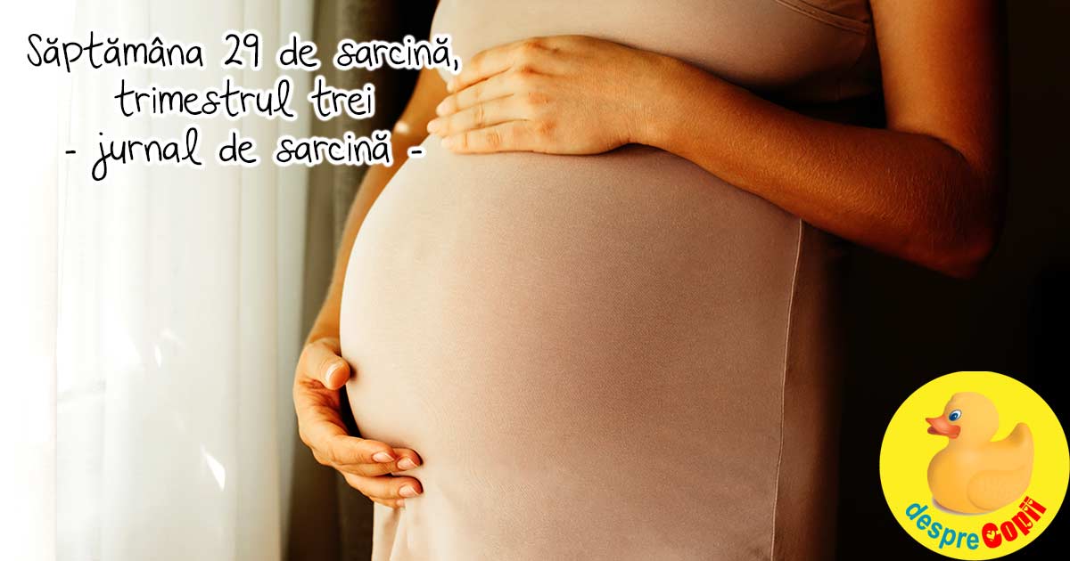 Saptamana 29 de sarcina: au aparut contractiile false - jurnal de sarcina