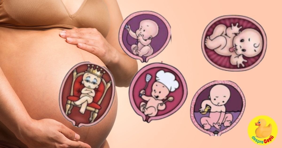 16 activități ale lui bebe  în burtica mamei - in pregatirea pentru ziua de nastere