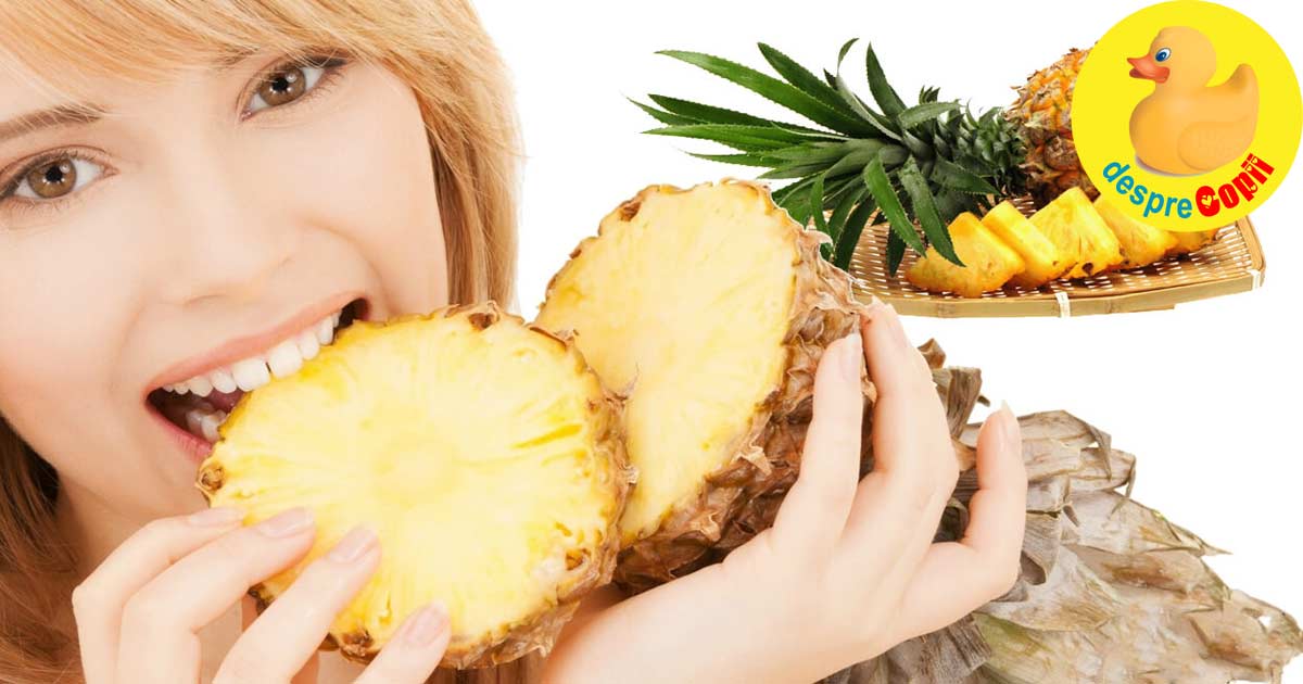 Sarcina si consumul de ananas - sa clarificam ingrijorarea despre declansarea nasterii premature