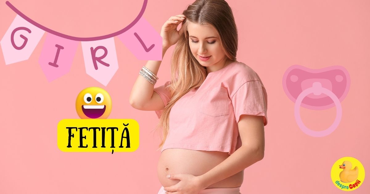 Esti insarcinata? 10 motive pentru care trebuie sa fii fericita daca astepti o fetita