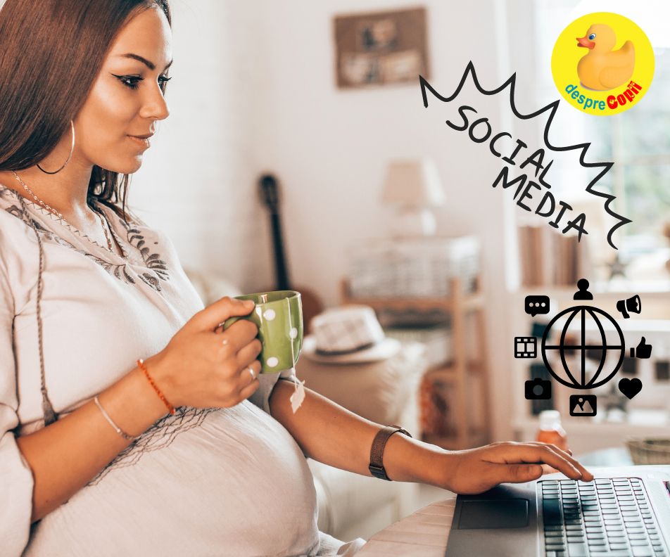 Trimestrul 3 de sarcina. Ganduri despre social media: este internetul un pericol pentru sarcina?  - jurnal de sarcina