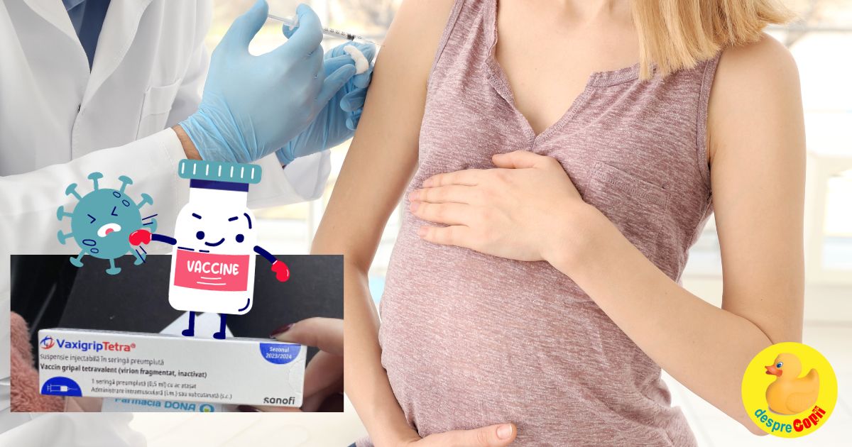 Saptamana 28 de sarcina: am facut vaccinul antigripal - jurnal de sarcina