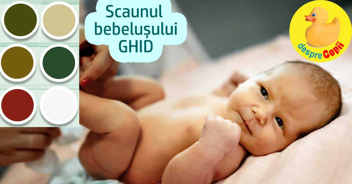 Scaunul bebelusului (cacuta) - ce poate semnala si cum trebuie sa fie: GHID COMPLET