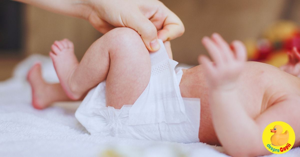 Schimbatul scutecelor bebelusului - tot ce trebuie sa stie mami si tati incepatori