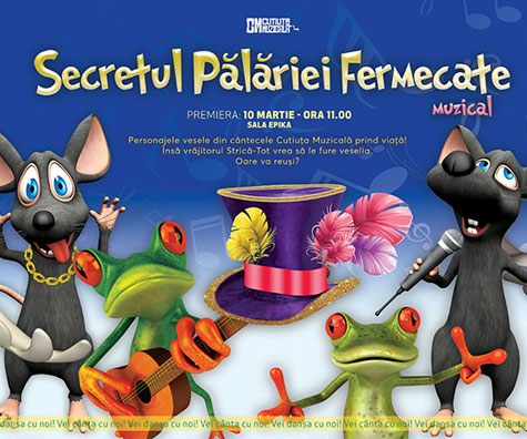 Cutiuta muzicala: secretul palariei fermecate