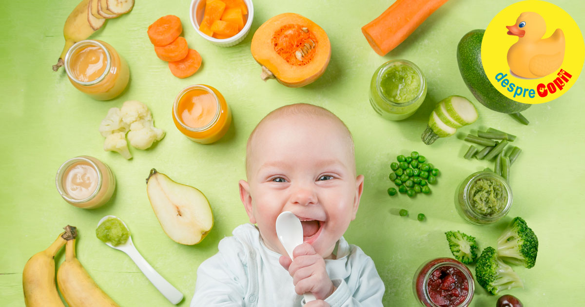 6 semne ca bebelusul este pregatit pentru a primi alimente solide (diversificarea) - conform Academiei Americane de Pediatrie