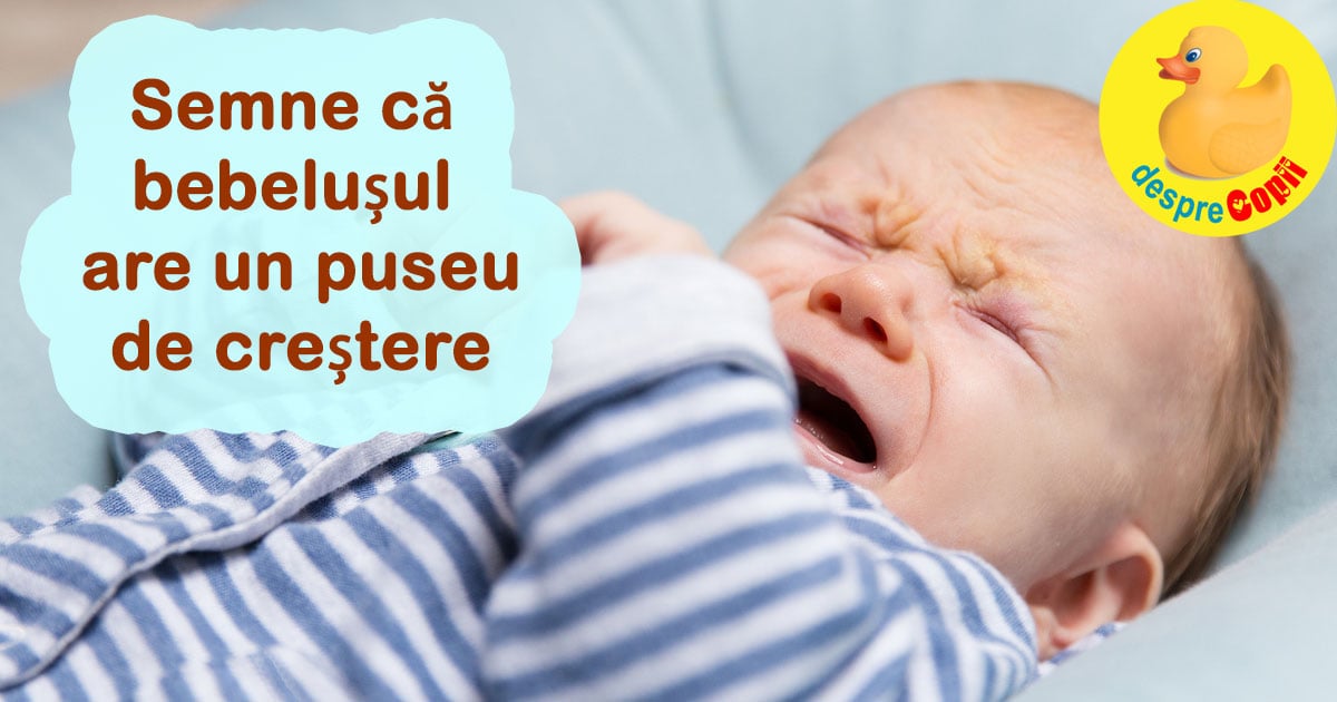 8 indicii ca bebelusul tau are un puseu de crestere: cum sa le recunosti si sa il ajuti!