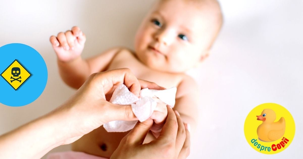 Unele servetele umede pentru bebelusi pot fi toxice. Iata cum poti face singura servetele umede pentru bebelusi