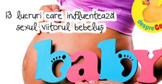 13 lucruri care influenteaza sexul viitorul bebelus